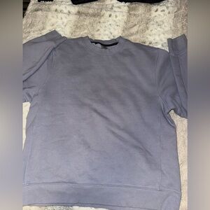 Gray blue crewneck